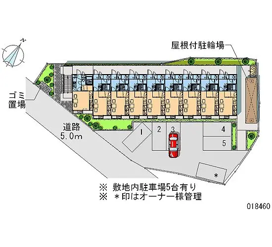 ★手数料０円★宝塚市中筋３丁目 月極駐車場